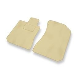 Velours automatten voor Honda Legend IV (2004-2012) - vloermatten - mattenset - DGS Autodywan - beige