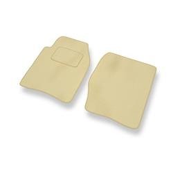 Velours automatten voor Land Rover Discovery II (1998-2004) - vloermatten - mattenset - DGS Autodywan - beige