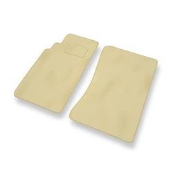 Velours automatten voor Mazda MX-5 II (1998-2005) - vloermatten - mattenset - DGS Autodywan - beige