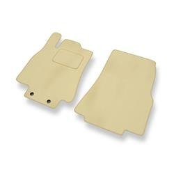 Velours automatten voor Mercedes-Benz B Klas W245 (2005-2011) - vloermatten - mattenset - DGS Autodywan - beige