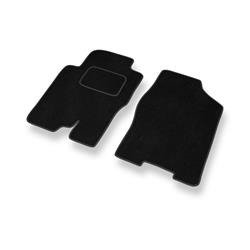 Velours automatten voor Nissan Pathfinder R51 (2005-2014) - vloermatten - mattenset - DGS Autodywan - zwart