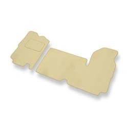 Velours automatten voor Opel Movano I (1+1) (1999-2003) - vloermatten - mattenset - DGS Autodywan - beige