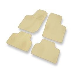 Velours automatten voor Opel Tigra A (1994-2000) - vloermatten - mattenset - DGS Autodywan - beige