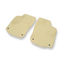 Velours automatten voor Opel Tigra B (2004-2010) - vloermatten - mattenset - DGS Autodywan - beige