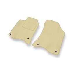 Velours automatten voor Renault Laguna II (2000-2007) - vloermatten - mattenset - DGS Autodywan - beige