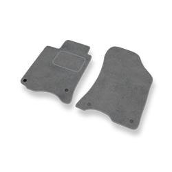 Velours automatten voor Renault Laguna II (2000-2007) - vloermatten - mattenset - DGS Autodywan - grijs