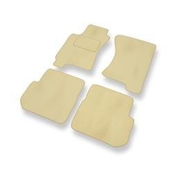 Velours automatten voor Subaru Forester I (1997-2002) - vloermatten - mattenset - DGS Autodywan - beige