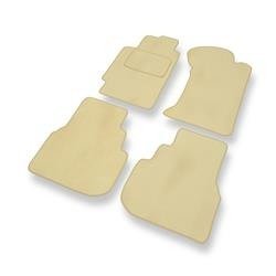 Velours automatten voor Subaru Legacy III (1998-2003) - vloermatten - mattenset - DGS Autodywan - beige