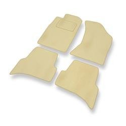 Velours automatten voor Toyota 4Runner IV (2003-2023) - vloermatten - mattenset - DGS Autodywan - beige