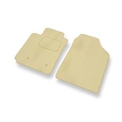 Velours automatten voor Toyota Corolla IX (2001-2009) - vloermatten - mattenset - DGS Autodywan - beige