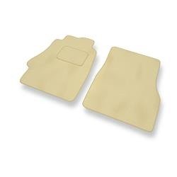 Velours automatten voor Toyota MR2 III (1997-2007) - vloermatten - mattenset - DGS Autodywan - beige