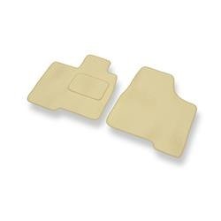 Velours automatten voor Toyota Sienna II (2004-2010) - vloermatten - mattenset - DGS Autodywan - beige