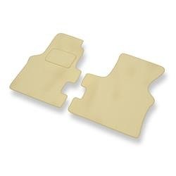 Velours automatten voor Volkswagen Transporter T4 (manuális sebességváltóval) (1990-2003) - vloermatten - mattenset - DGS Autodywan - beige