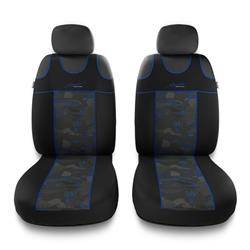 Autostoel hoezen voor BMW 1 E82, E87, E88, F20, F21 (2004-2019) - Auto-Dekor - Stylus 1+1 - blauw