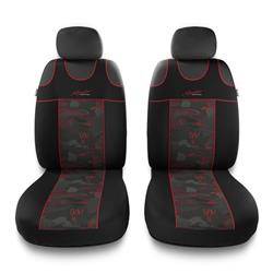Autostoel hoezen voor Lancia Y, Ypsilon I, II, III, IV (1985-2019) - Auto-Dekor - Stylus 1+1 - rood