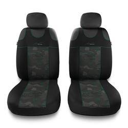 Autostoel hoezen voor Seat Ibiza I, II, III, IV, V (1984-2019) - Auto-Dekor - Stylus 1+1 - groen
