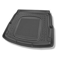 Kofferbakmat voor Audi A8 D4 Limousine (01.2010-09.2013) - mat voor in de kofferbak - Aristar - Standard - standaard en lange versie; met tijdelijk reservewiel / reparatieset: voor boven- en onderste bagageruimte; ook voor de Quattro-versie