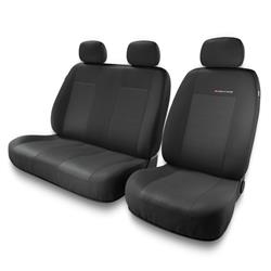 Universele autohoezen voor Citroen Jumper I, II, III (1994-2019) - autostoelhoezen - autostoelbeschermer set - Auto-Dekor - Elegance 2+1 - P-3