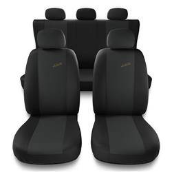 Universele autohoezen voor Opel Antara (2006-2015) - autostoelhoezen - autostoelbeschermer set - Auto-Dekor - XR - donkergrijs