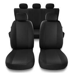 Universele autohoezen voor Seat Cordoba I, II (1993-2009) - autostoelhoezen - autostoelbeschermer set - Auto-Dekor - Profi - grijs