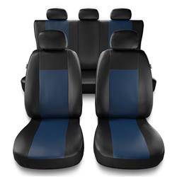 Universele autohoezen voor Seat Ibiza I, II, III, IV, V (1984-2019) - autostoelhoezen - autostoelbeschermer set - Auto-Dekor - Comfort - blauw