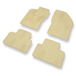 Velours automatten voor Alfa Romeo 147 (2000-2010) - vloermatten - mattenset - DGS Autodywan - beige