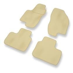 Velours automatten voor Alfa Romeo 156 I (1997-2003) - vloermatten - mattenset - DGS Autodywan - beige