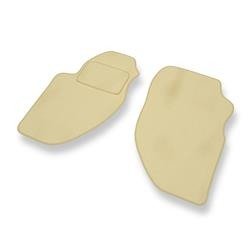 Velours automatten voor Alfa Romeo 166 I (1998-2003) - vloermatten - mattenset - DGS Autodywan - beige