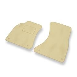 Velours automatten voor Audi A5 I 8T (2007-2016) - vloermatten - mattenset - DGS Autodywan - beige