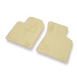 Velours automatten voor Audi TT I 8N (1998-2006) - vloermatten - mattenset - DGS Autodywan - beige