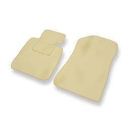 Velours automatten voor BMW 1 E81/E87 (2004-2013) - vloermatten - mattenset - DGS Autodywan - beige