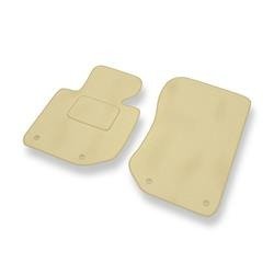 Velours automatten voor BMW 3 M3 II E36 (1992-1999) - vloermatten - mattenset - DGS Autodywan - beige