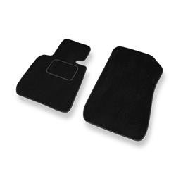 Velours automatten voor BMW 3 M3 IV E93 (2007-2013) - vloermatten - mattenset - DGS Autodywan - zwart