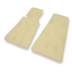 Velours automatten voor BMW Z1 (1989-1991) - vloermatten - mattenset - DGS Autodywan - beige