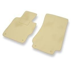 Velours automatten voor BMW Z3 I E36 (1995-2003) - vloermatten - mattenset - DGS Autodywan - beige