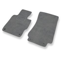 Velours automatten voor BMW Z3 I E36 (1995-2003) - vloermatten - mattenset - DGS Autodywan - grijs