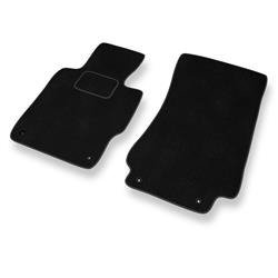 Velours automatten voor BMW Z3 I E36 (1995-2003) - vloermatten - mattenset - DGS Autodywan - zwart