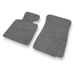 Velours automatten voor BMW Z4 I E85, E86 (2002-2008) - vloermatten - mattenset - DGS Autodywan - grijs