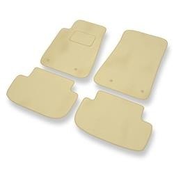 Velours automatten voor Chevrolet Camaro V (2009-2015) - vloermatten - mattenset - DGS Autodywan - beige