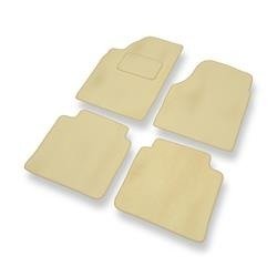 Velours automatten voor Chrysler 300M (1998-2004) - vloermatten - mattenset - DGS Autodywan - beige