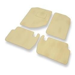 Velours automatten voor Dodge Durango II (2004-2009) - vloermatten - mattenset - DGS Autodywan - beige