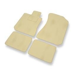 Velours automatten voor Honda Legend IV (2004-2012) - vloermatten - mattenset - DGS Autodywan - beige