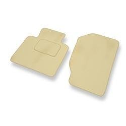 Velours automatten voor Honda S2000 (1999-2009) - vloermatten - mattenset - DGS Autodywan - beige