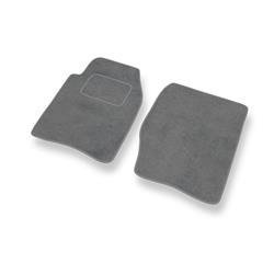 Velours automatten voor Land Rover Discovery II (1998-2004) - vloermatten - mattenset - DGS Autodywan - grijs