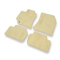 Velours automatten voor Lexus IS I XE10 (1998-2005) - vloermatten - mattenset - DGS Autodywan - beige