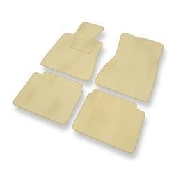 Velours automatten voor Lexus LS II XF20 (1994-2000) - vloermatten - mattenset - DGS Autodywan - beige