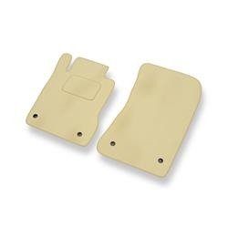 Velours automatten voor Mercedes-Benz CLS W219 (2004-2010) - vloermatten - mattenset - DGS Autodywan - beige