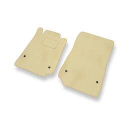 Velours automatten voor Mercedes-Benz SLK R170 (1996-2004) - vloermatten - mattenset - DGS Autodywan - beige