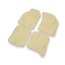 Velours automatten voor Nissan Maxima V (1999-2003) - vloermatten - mattenset - DGS Autodywan - beige