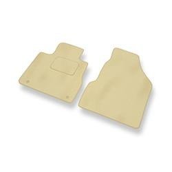 Velours automatten voor Nissan Murano II (2009-2015) - vloermatten - mattenset - DGS Autodywan - beige